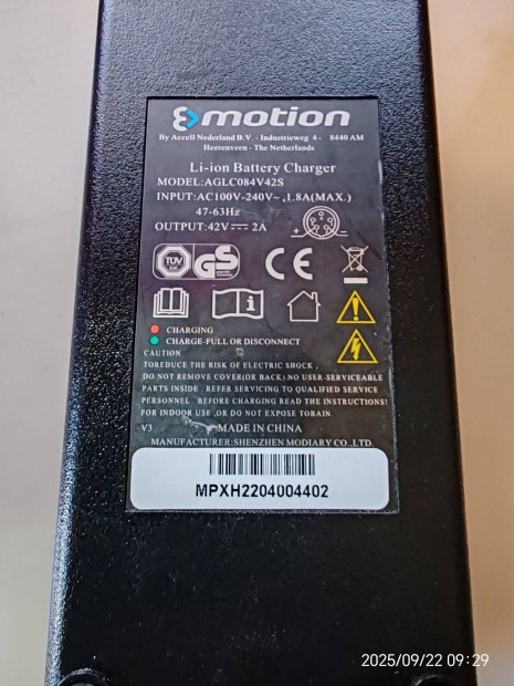 42V 2A SV 5 ts tlt 36V Joycube Phylion elektromos kerkpr