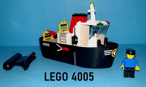 42 ves LEGO Legoland 4005 Tug Boat (1982), hinytalan