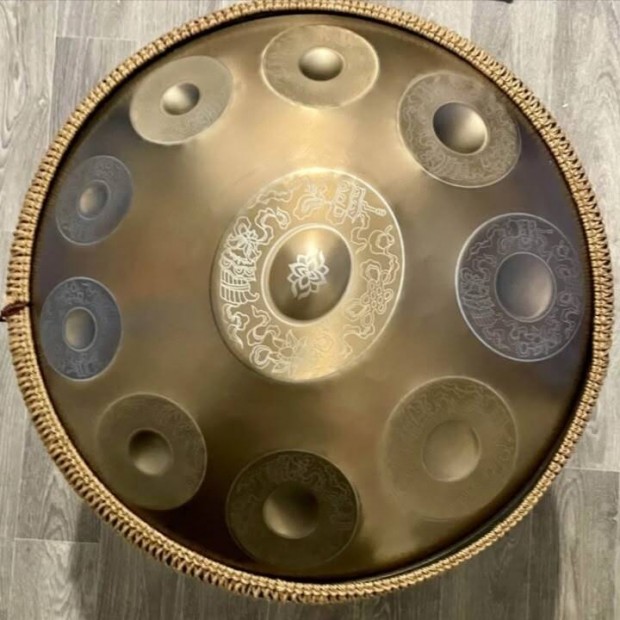 432hz Handpan, 10 hang, D-kurd