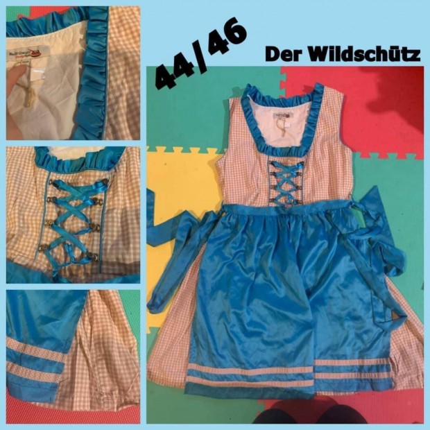44/46-os Dirndl ruha bzs kocks /Wildschtz/