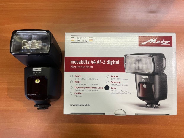 44 AF-2 S Sony Metz vaku hibátlan, újszerű