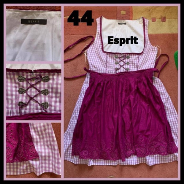 44-es mlyva kocks Dirndl ruha /Esprit/