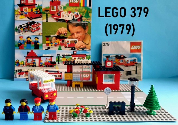 45 ves LEGO Legoland 379 Bus Station (1979), tmutatval