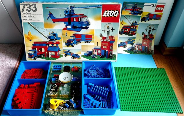 45 ves LEGO Universal Building Set 733 hinytalan, doboz, tmutat