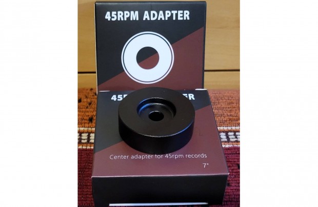 45-s Alumnium kislemez adapter korong lemezjtsz bakelit vinyl j