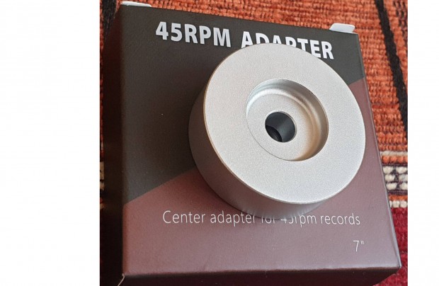 45-s Alumnium lemezjtsz kislemez adapter korong Ezsi vinyl j