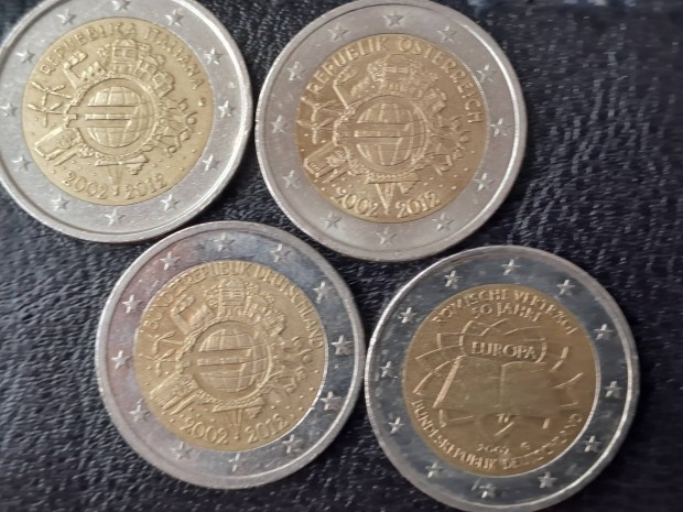 45db különböző 2 euro-s emlékérme!