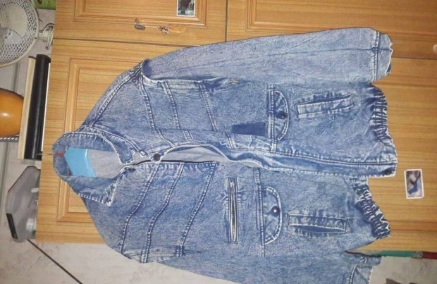 48-as újszerű, divatos tavaszi farmerkabát/2XL