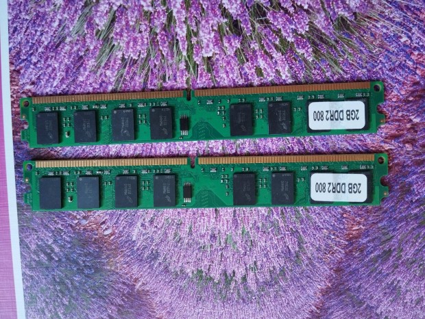 4GB 2x2GB DDR2 800MHz asztali gép memória