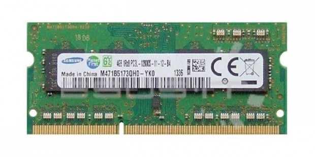 4GB DDR3 1600MHz notebook memria