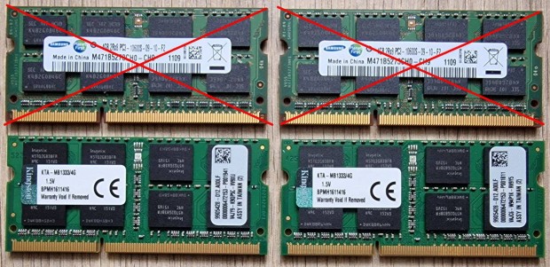 4GB PC3 DDR3 SO-DIMM RAM Laptophoz Notebookhoz Kingston