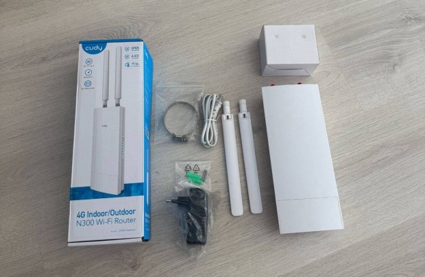 4G LTE Cudy LT400 vezeték nélküli független SIM-kártya router