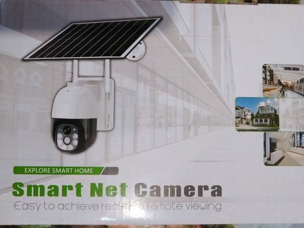 4G smart net napelemes kamera dobozában eladó