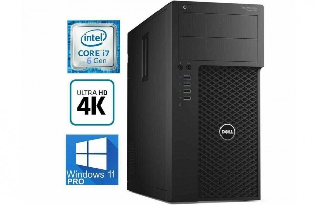 4K Dell Core I7 WIN11 SSD Számítógép 16GB 500GB Gtx 1050TI 4GB 1Év GAR