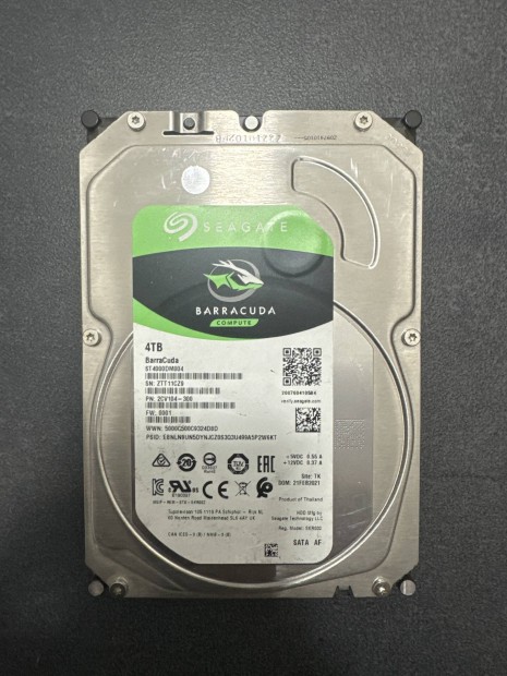 4TB hasznlt olcs merevlemez Seagate 