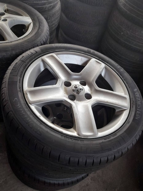 4X108 17 coll Peugeot gyári alufelnik 6,5J, ET31, 65,1mm eladó. Ar: 11