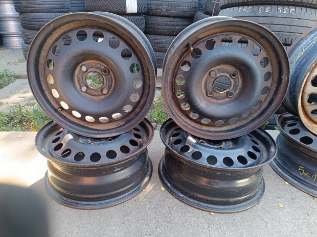 4*100 15" gyári Opel lemezfelni garnitúra