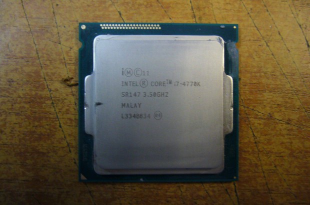 4/8 szlas Intel core i7 4770k CPU + alaplap!