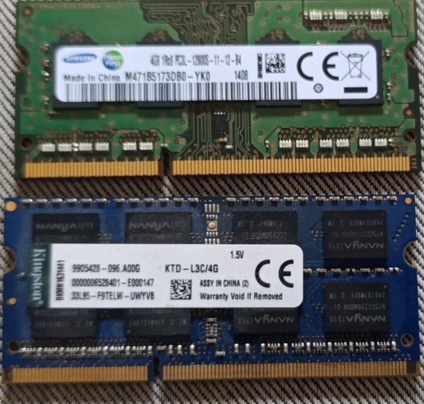 4 GB DDR3 laptop memria