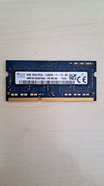 4 GB notebook ram dd3