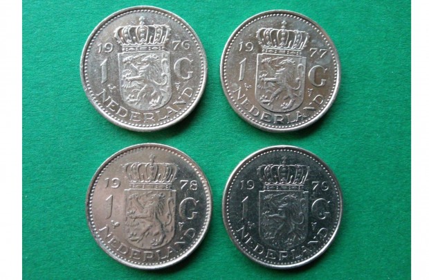 4 X 1 gulden Hollandia, Julianna kirlyn 1976-1977-1978-1979