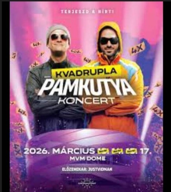 4. Pamkutya koncert 2 db jegy