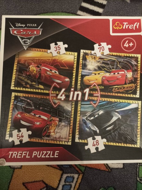 4 az 1  Car puzzle elad .