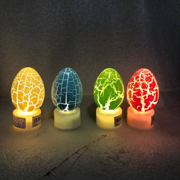 4 darab LED-es hsvti dekorcis vilgts hsvti tojs