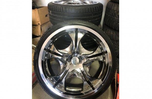 4 db 4x108 lyukoszts 20" hasznlt alufelni, rajta 225/35 hasznlt Ha