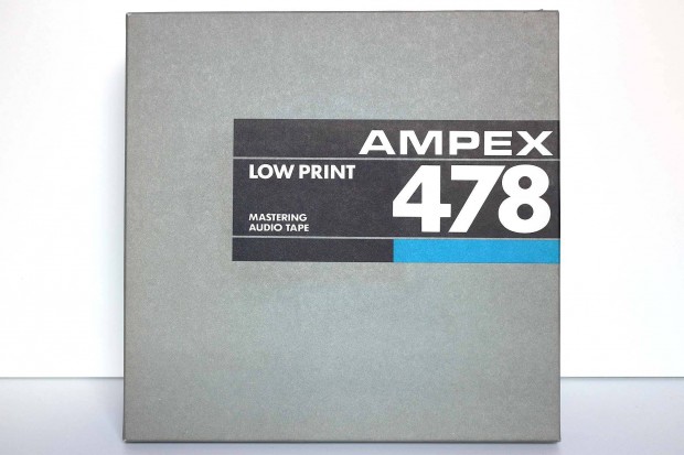 4 db Ampex 478 bontatlan 1/4" low print mastering szalag vintage NOS