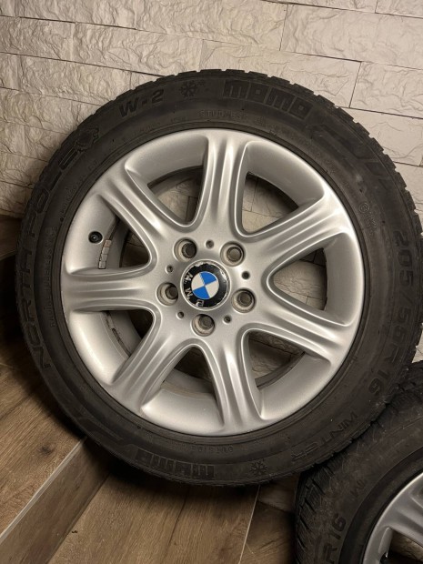 4 db BMW 7Jx16 ET40 alufelni+téli gumi