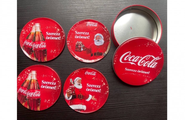 4 db Coca Cola pohraltt fmdobozzal