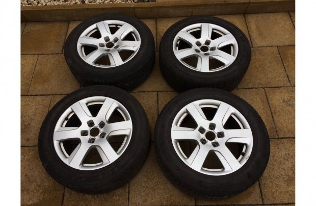 4 db Gyári Audi A 6 Alufelni szett 5 x 112 66,6 7,5j x 17 Et 37