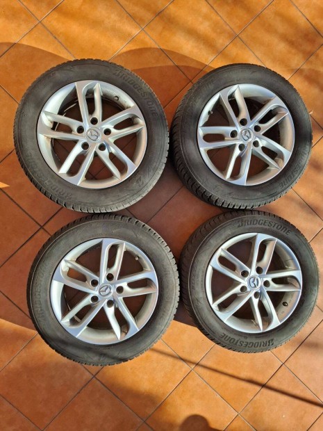 4 db Gyri Mazda Alufelni 6.5Jjx16FH ET 55 PCD 5x114.3 tli gumi