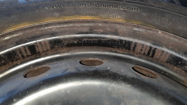 4 db Michelin lemez felni, R14 5.5 ET24, 4x108