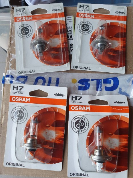 4 db Osram H7 izzó 12V 55W