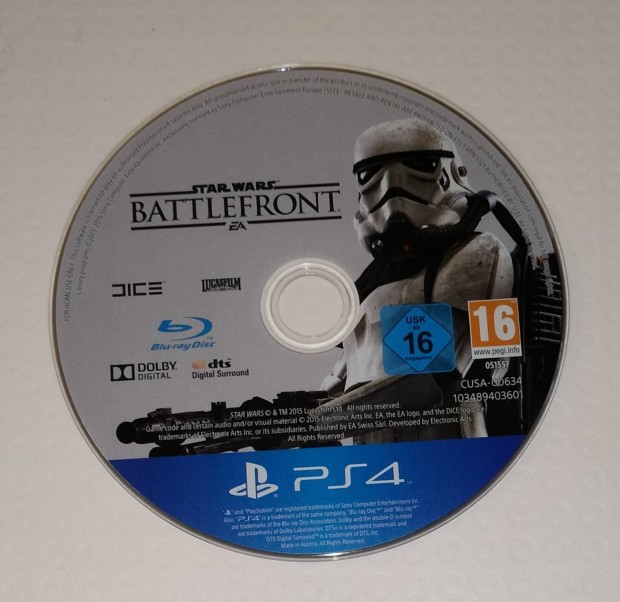 4 db PS4 jtk egyben 2999 Ft Star Wars, Evolve, Fallout 4