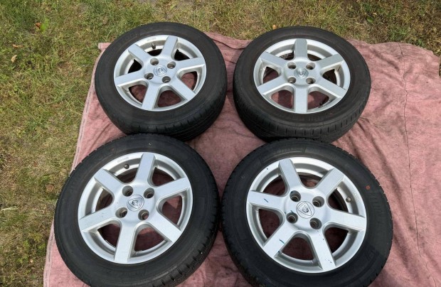 4 db. alufelni 4x100 gumik 185/60 R14 négyévszakos