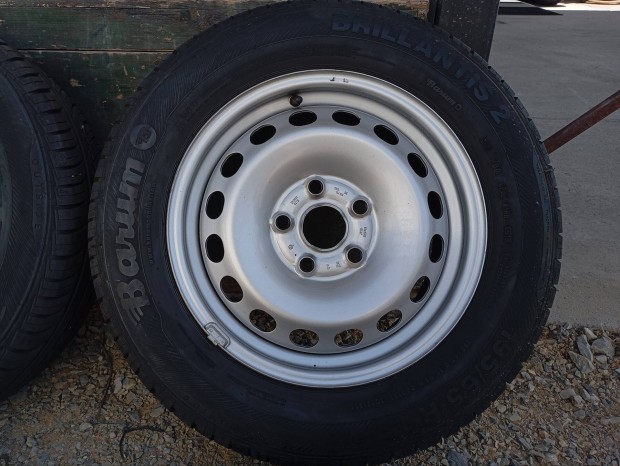 4 db gyári Volkswagen acélfelni 5x112 6x15 ET47 195/65 R15