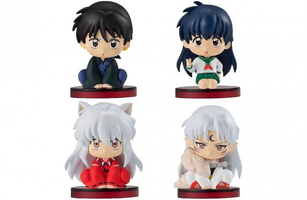 4 db-os Inuyasha figura szett