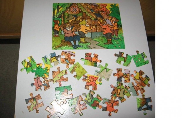 4 db puzzle kisgyereknek való