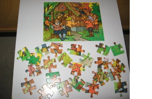 4 db puzzle kisgyereknek val