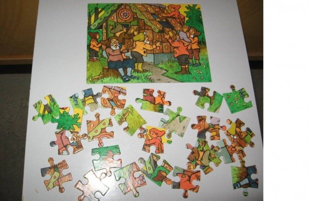 4 db puzzle kisgyereknek val