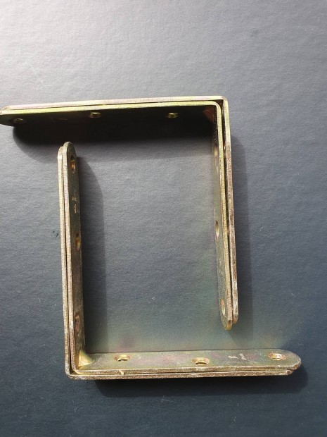 4 db sarokvas 100x100 mm x 20 mm, horganysárga