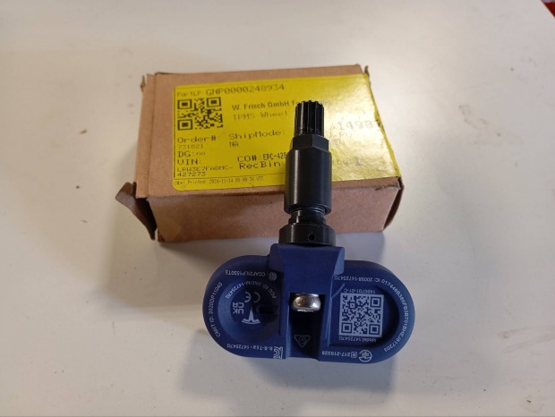 4 db új gyári Tesla BLE Bluetooth Tpms keréknyomás jeladó