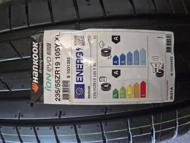 4 db uj hankook ion evo SUV 235/55 r19