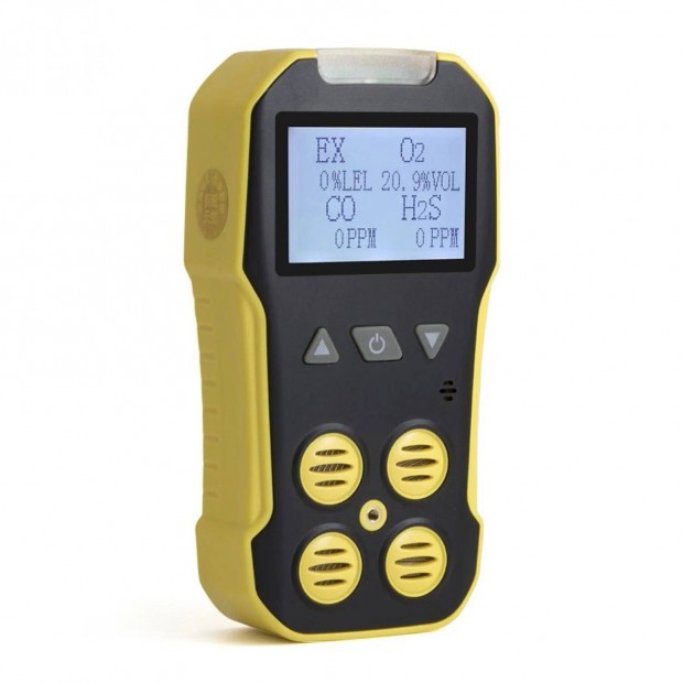 4 in 1 Portable Multi Gas Detector BH-4A Gas Tester O2 H2S CO LEL CH4