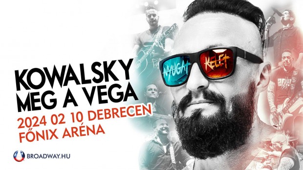 4 jegy - Kowalsky MEG A Vega koncert Debrecenben februr 10
