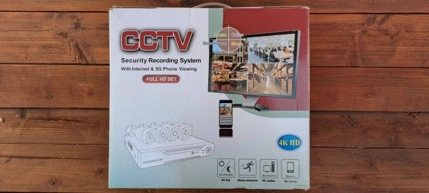 4 kamers CCTV kamera szett (j)