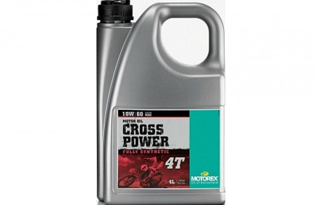 4 liter Motorex Cross Power 10W60 csúcsminőségű svájci motorolaj